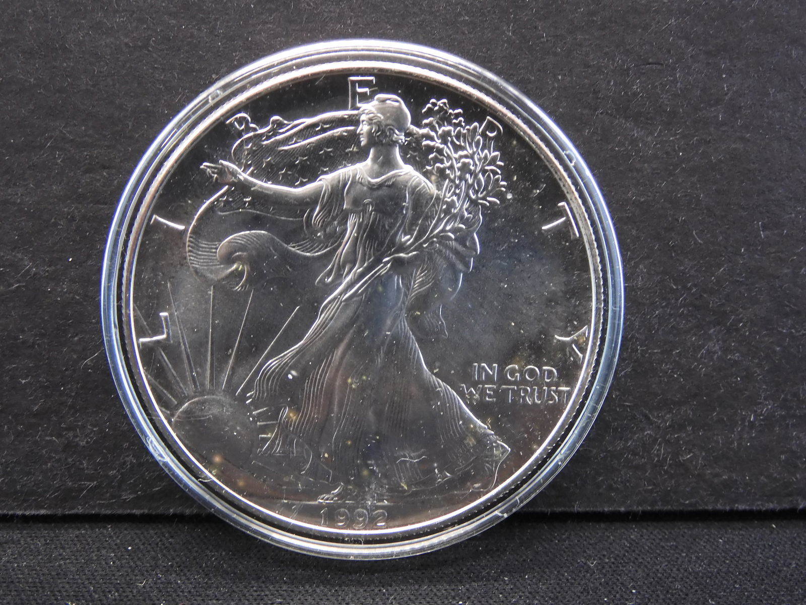 1992 American Silver Eagle One Oz. Fine Silver (1 of 2)
