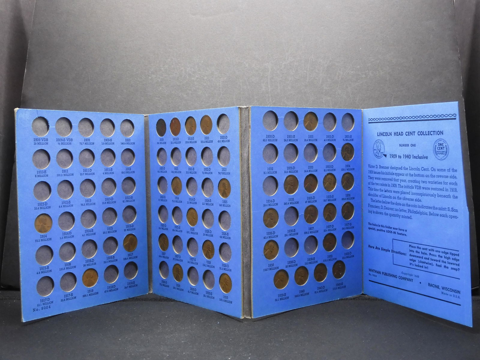 Partial Collection of Lincoln Head Cents - 30 Coins (1 of 14)