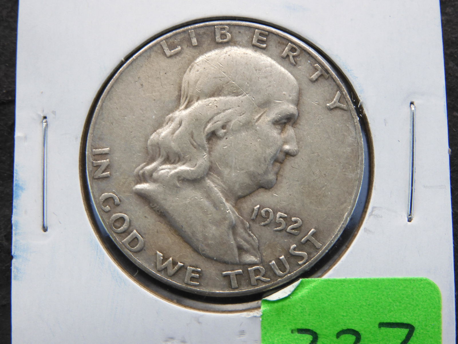 1952-D Franklin Half Dollar. 90% Silver (1 of 3)