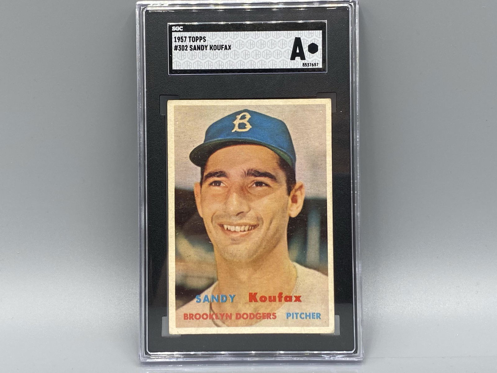 1957 Topps Sandy Koufax #302 SGC Authentic (1 of 2)