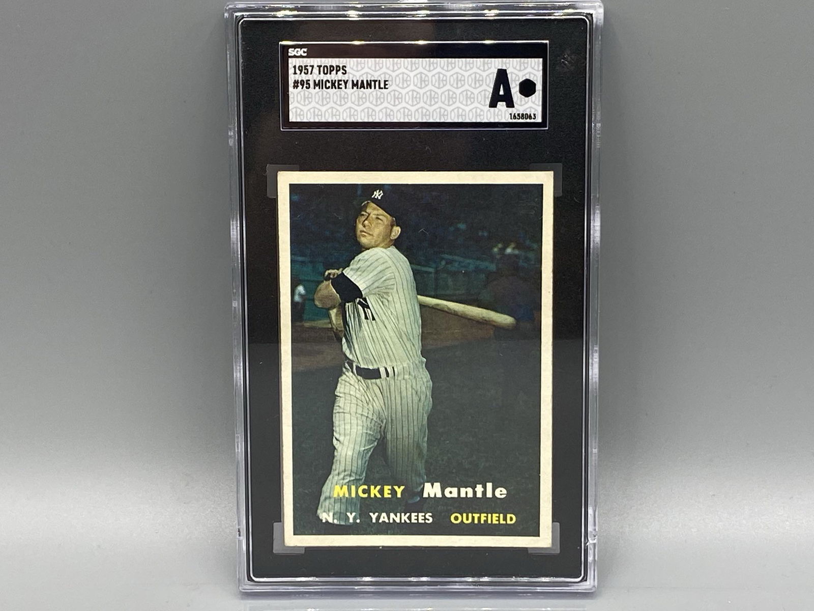 1957 Topps Mickey Mantle #95 SGC Authentic (1 of 2)