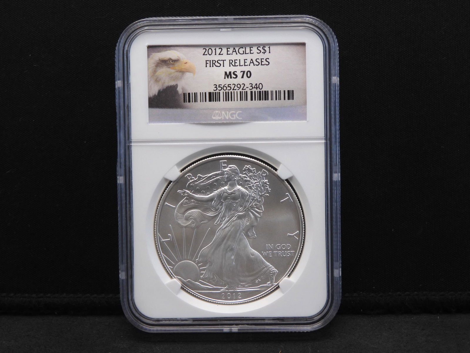 2012 NGC MS70 First Releases American Silver Eagle - (1 of 4)