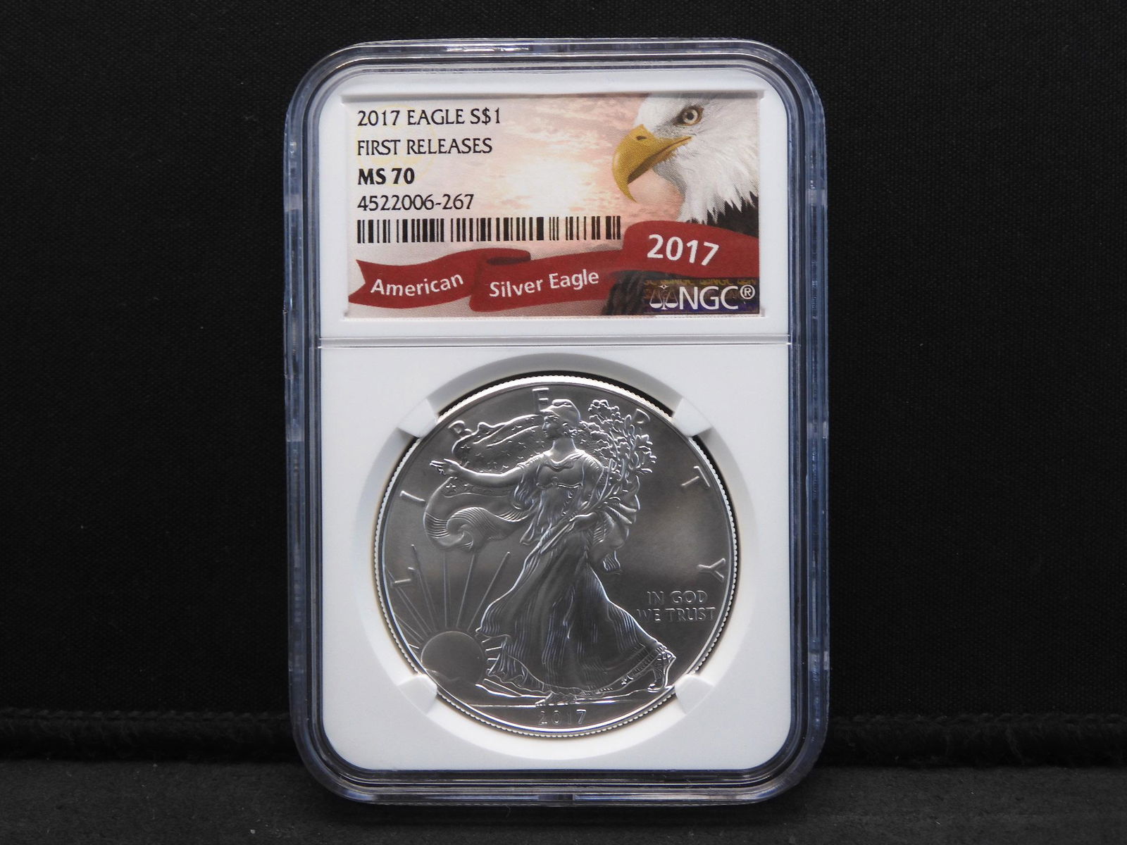 2017 NGC MS70 First Releases American Silver Eagle - (1 of 4)