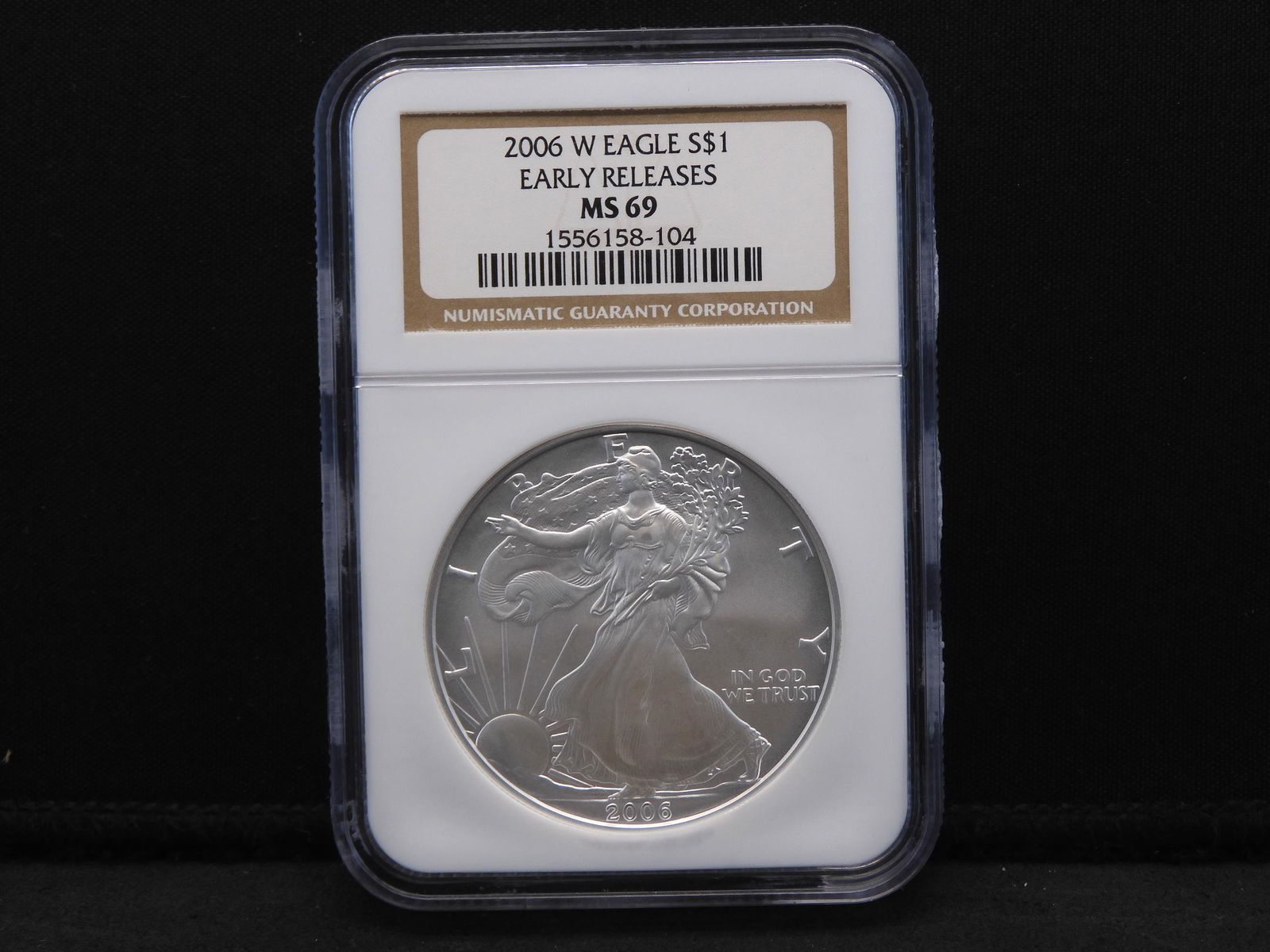 2006-W NGC MS69 Early Releases American Silver Eagle (1 of 4)