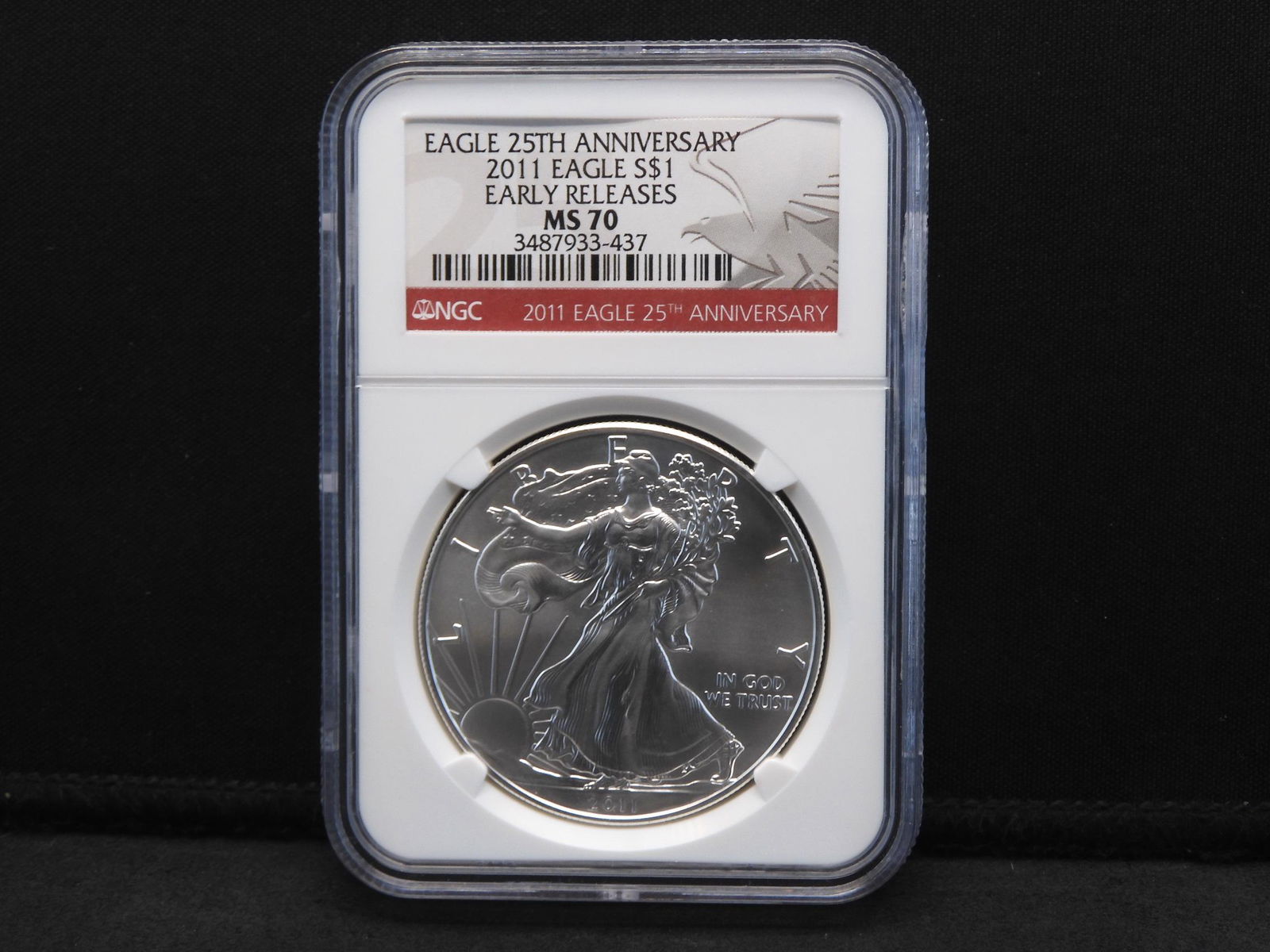 2011 NGC MS70 Early Releases American Silver Eagle - (1 of 4)