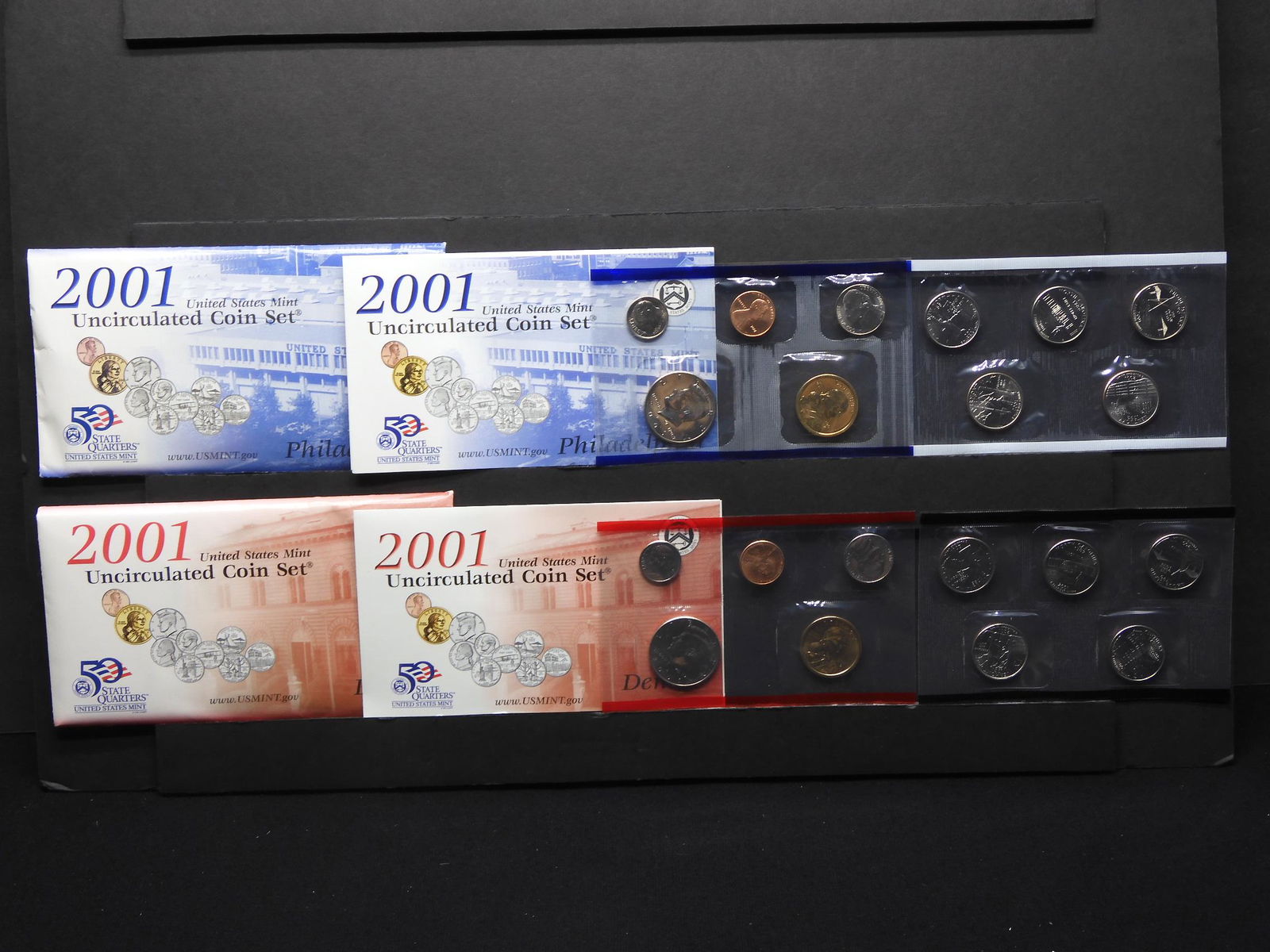 2001 U.S. Uncirculated P & D Mint Set OGP (1 of 13)