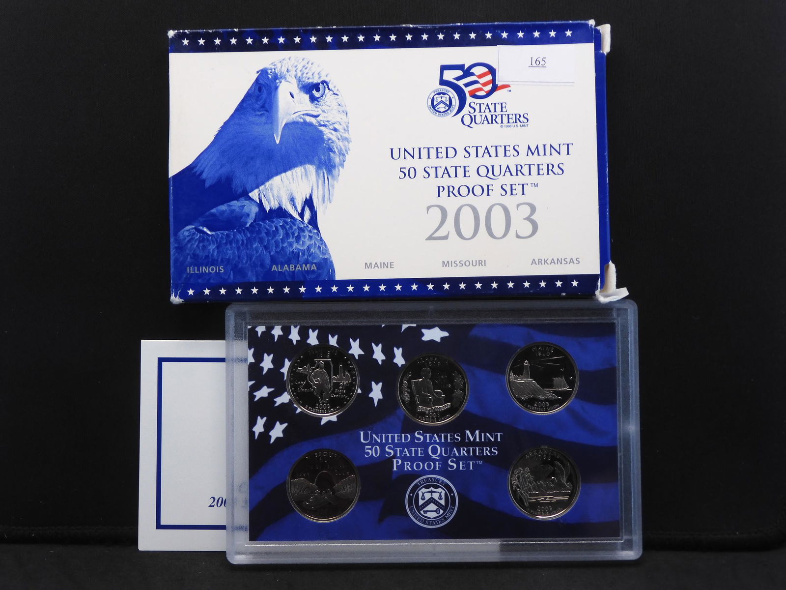 2003-S  U.S. Proof Statehood 5 Quarter Set OGP (1 of 4)