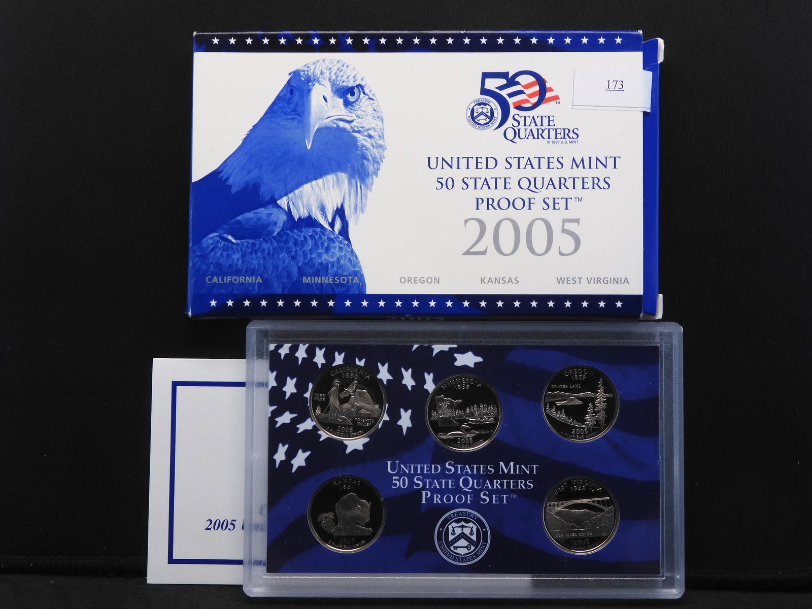 2005-S  U.S. Proof Statehood 5 Quarter Set OGP (1 of 4)