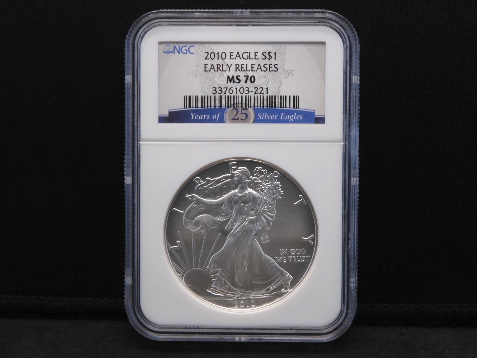 2010 NGC MS70 Early Releases American Silver Eagle - (1 of 4)