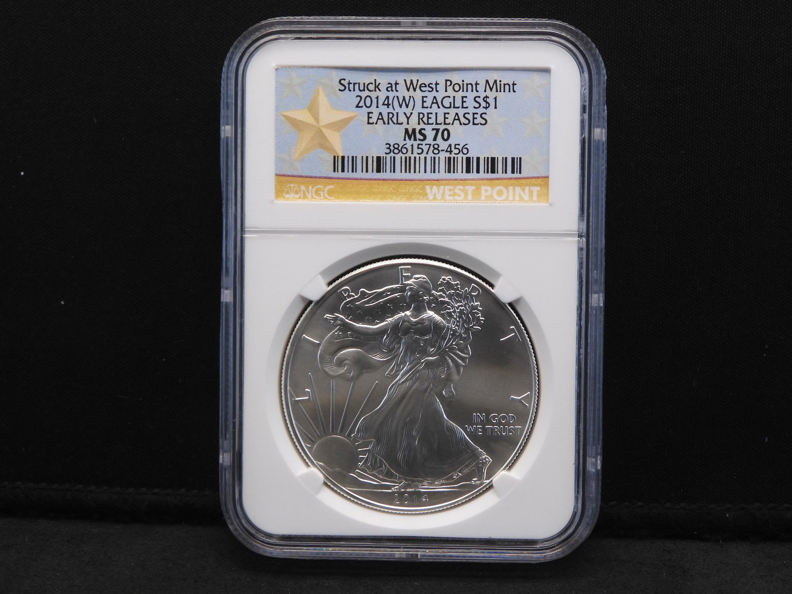 2014-W NGC MS70 Early Releases American Silver Eagle - (1 of 4)