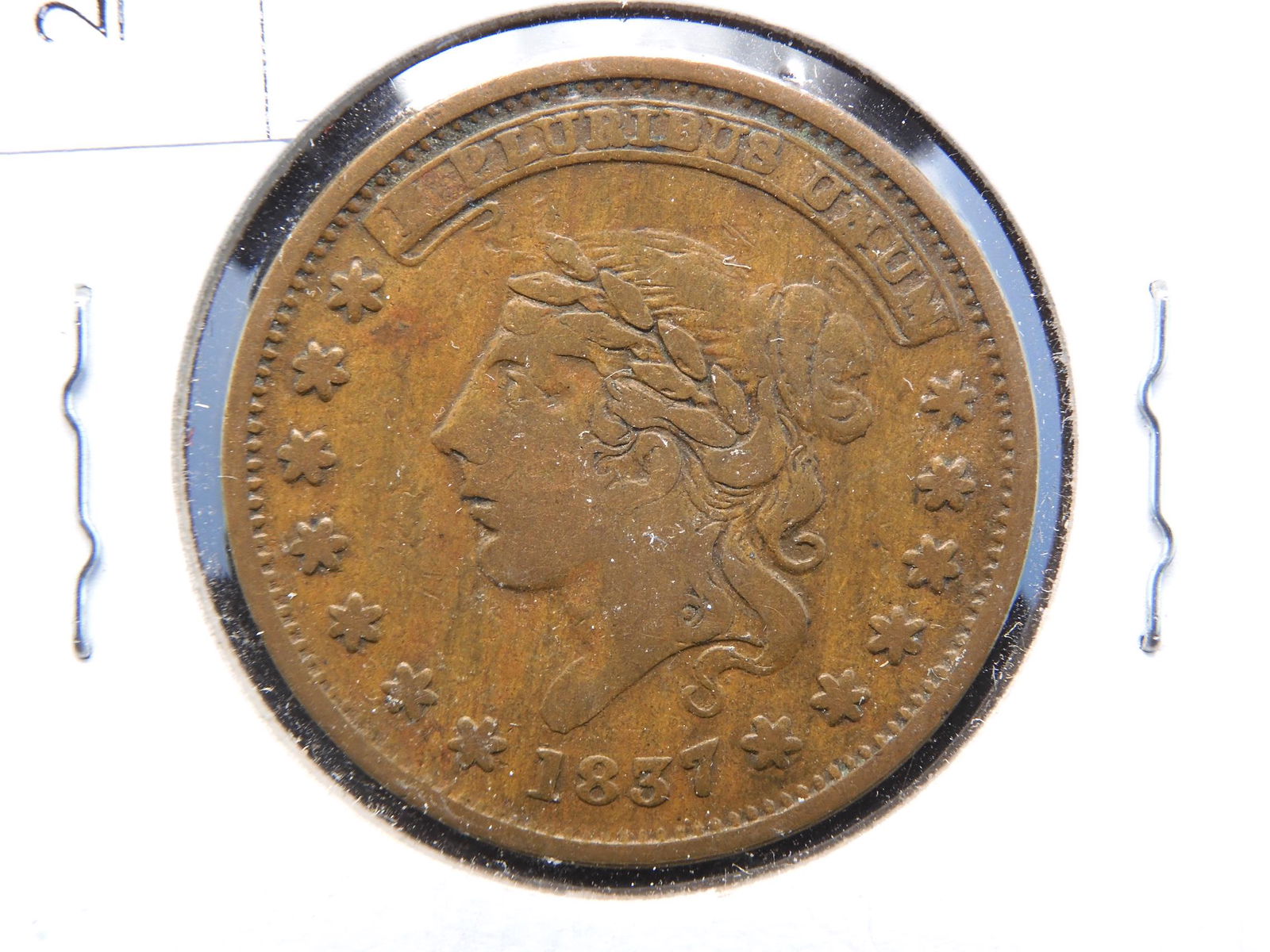 Hard Times Token - 1837 Not One Cent / Millions For (1 of 3)