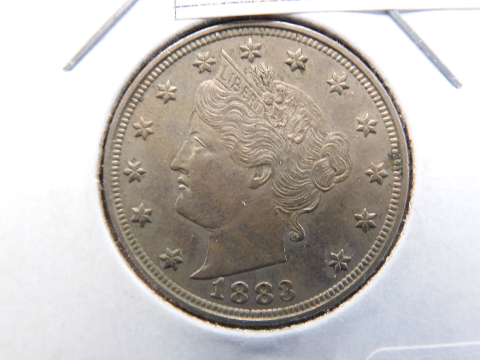 1883 Liberty Head V-Nickel - AU+ Condition! (1 of 3)