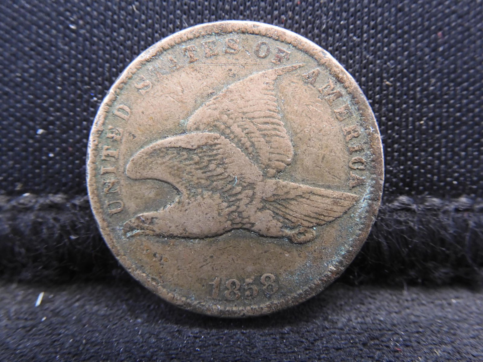 1858 Flying Eagle Cent - Nice Type Coin! (1 of 2)