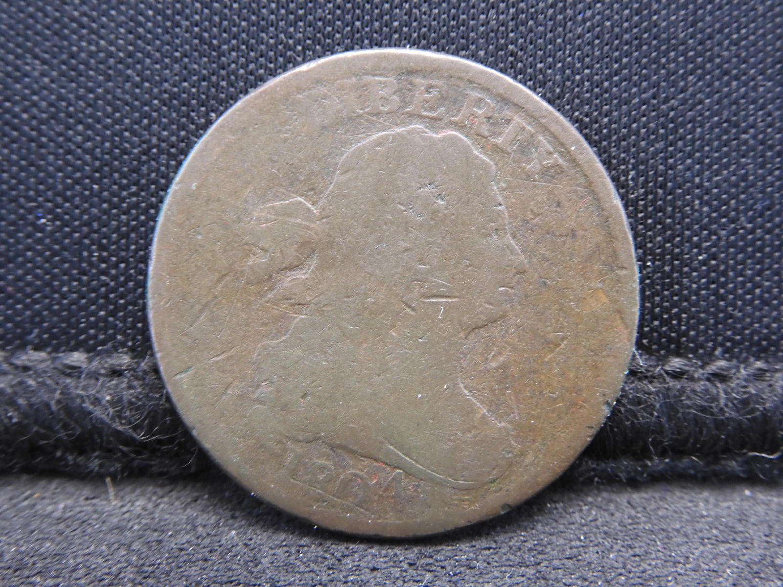 1804 Draped Bust Half Cent - PL 4 w/ Stems! (1 of 2)