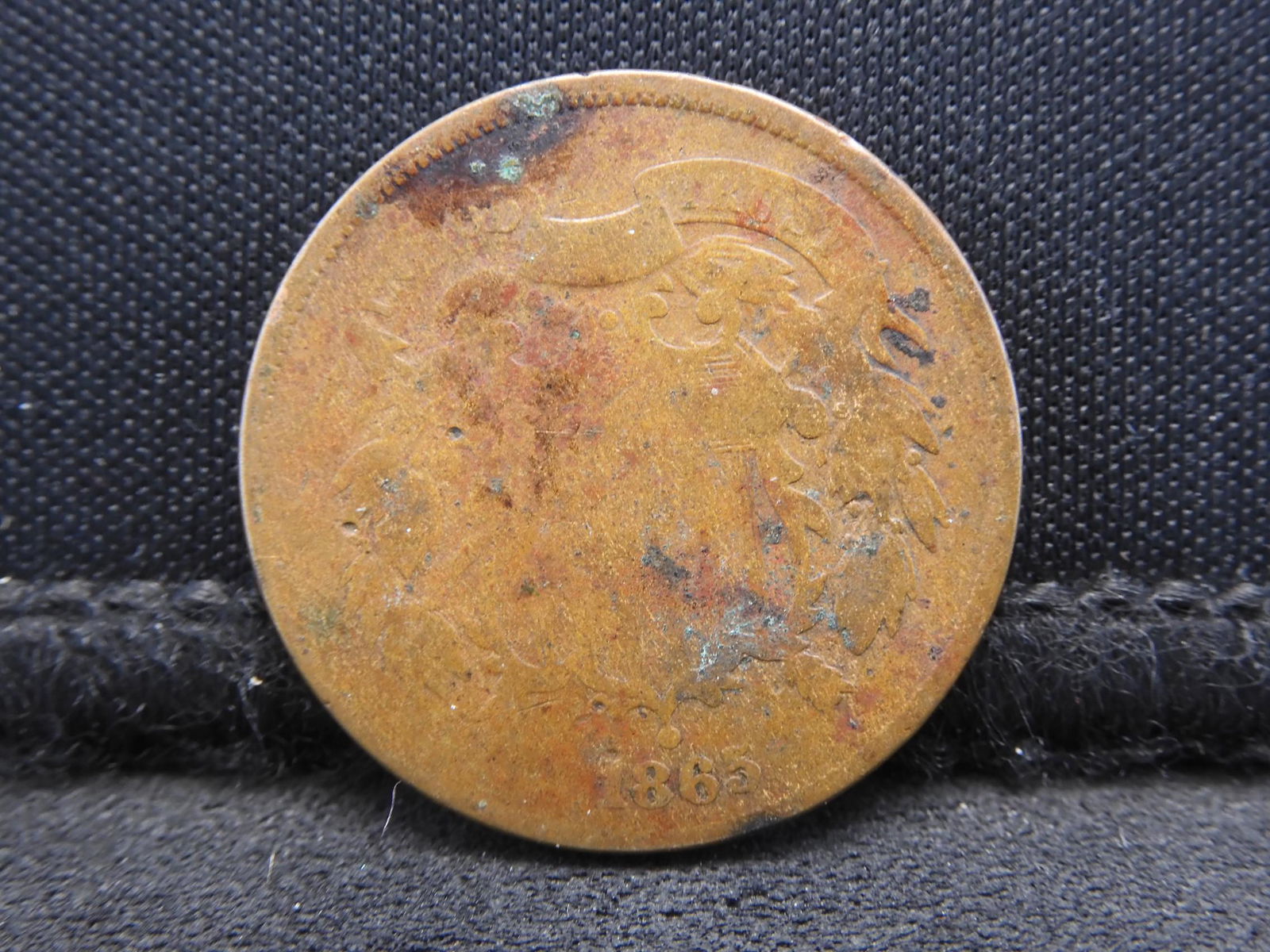 1865 Two Cent Piece - Nice Type Coin! (1 of 2)
