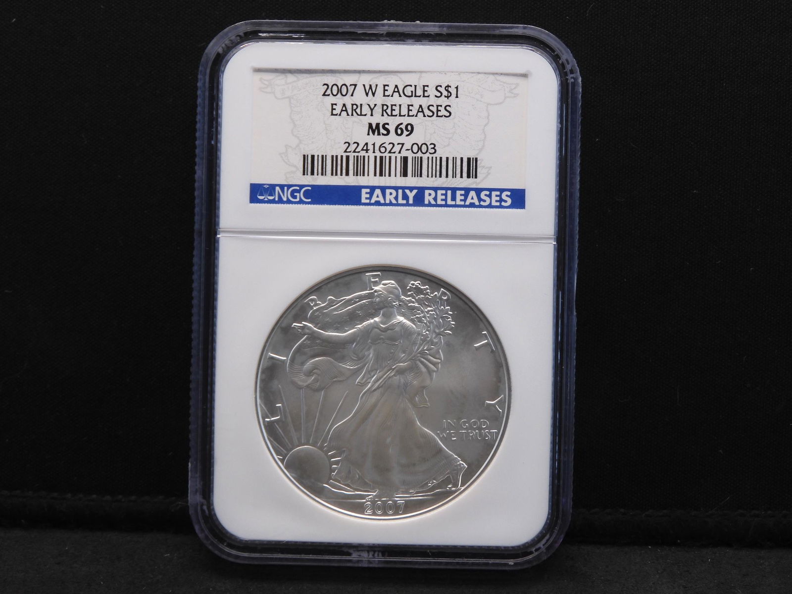 2007-W NGC MS69 Early Releases American Silver Eagle  - (1 of 4)