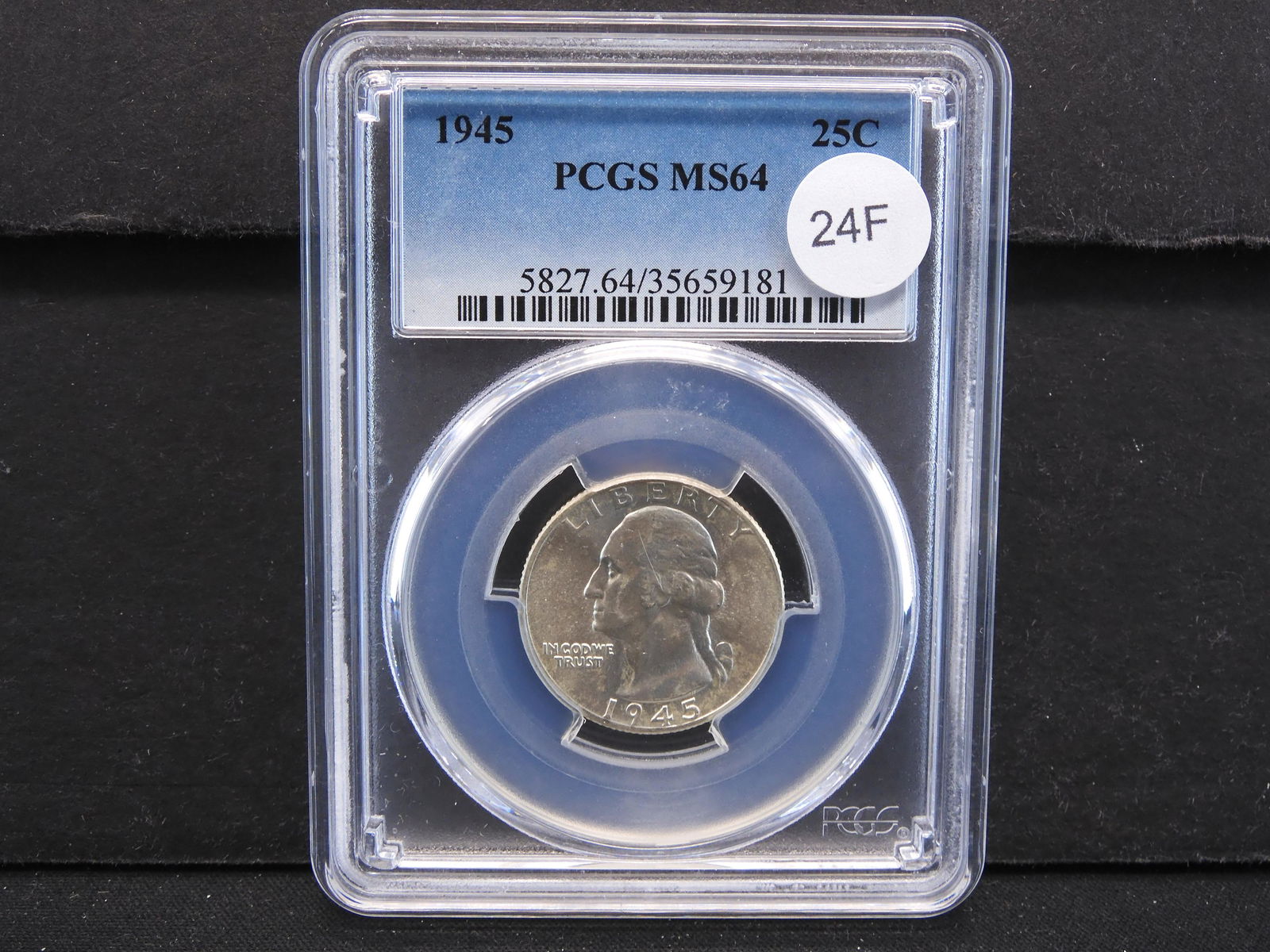 1945 Washington 25c.  PCGS MS64. (1 of 4)