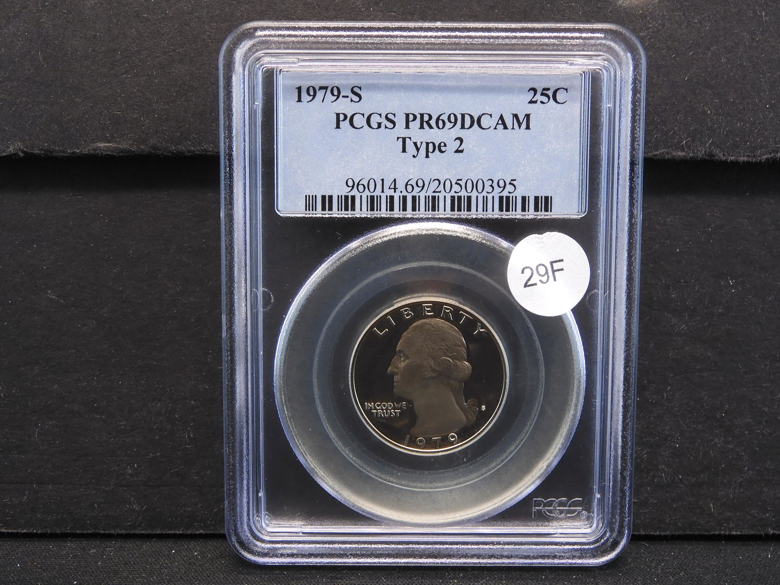1979-S Washington 25c.  PCGS PR69 DCAM.  Type 2. (1 of 4)