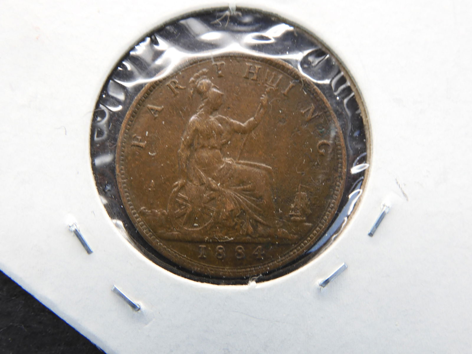 1884 Great Britain Farthing. (1 of 3)