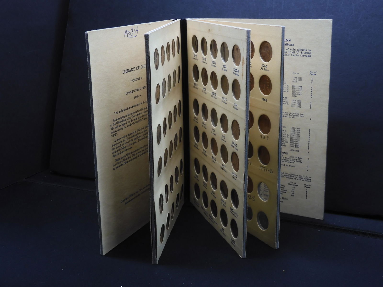 1941-1972 Lincoln 1c Set.  Complete.  84 Coins Total. (1 of 11)