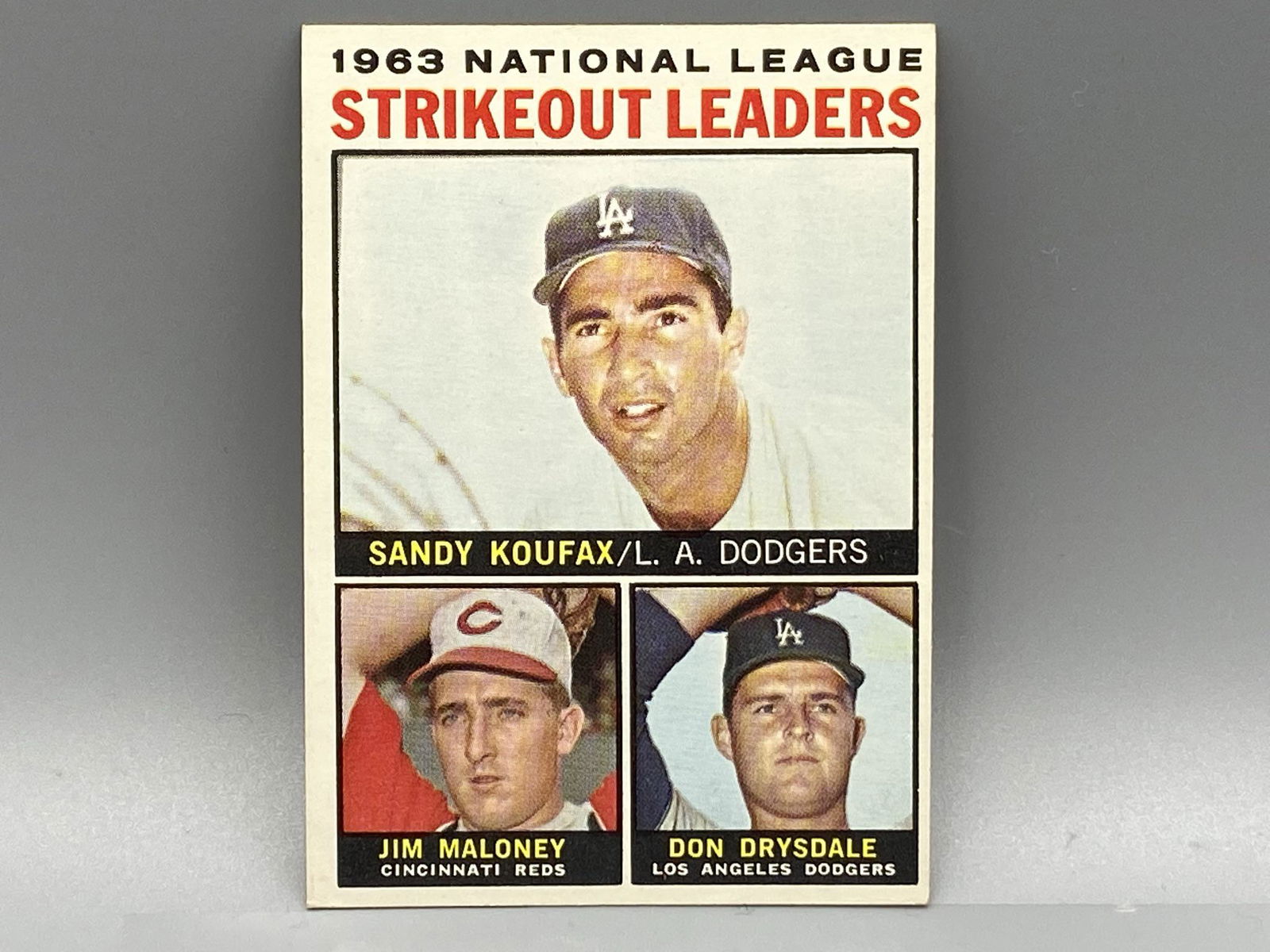 1964 Topps Strikeout Leaders #5 (1 of 2)