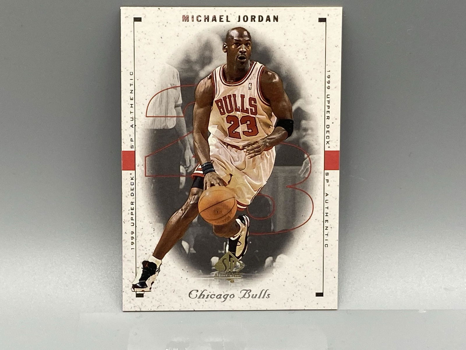 1999 Upper Deck SP Authentic Michael Jordan #23 SAMPLE (1 of 2)