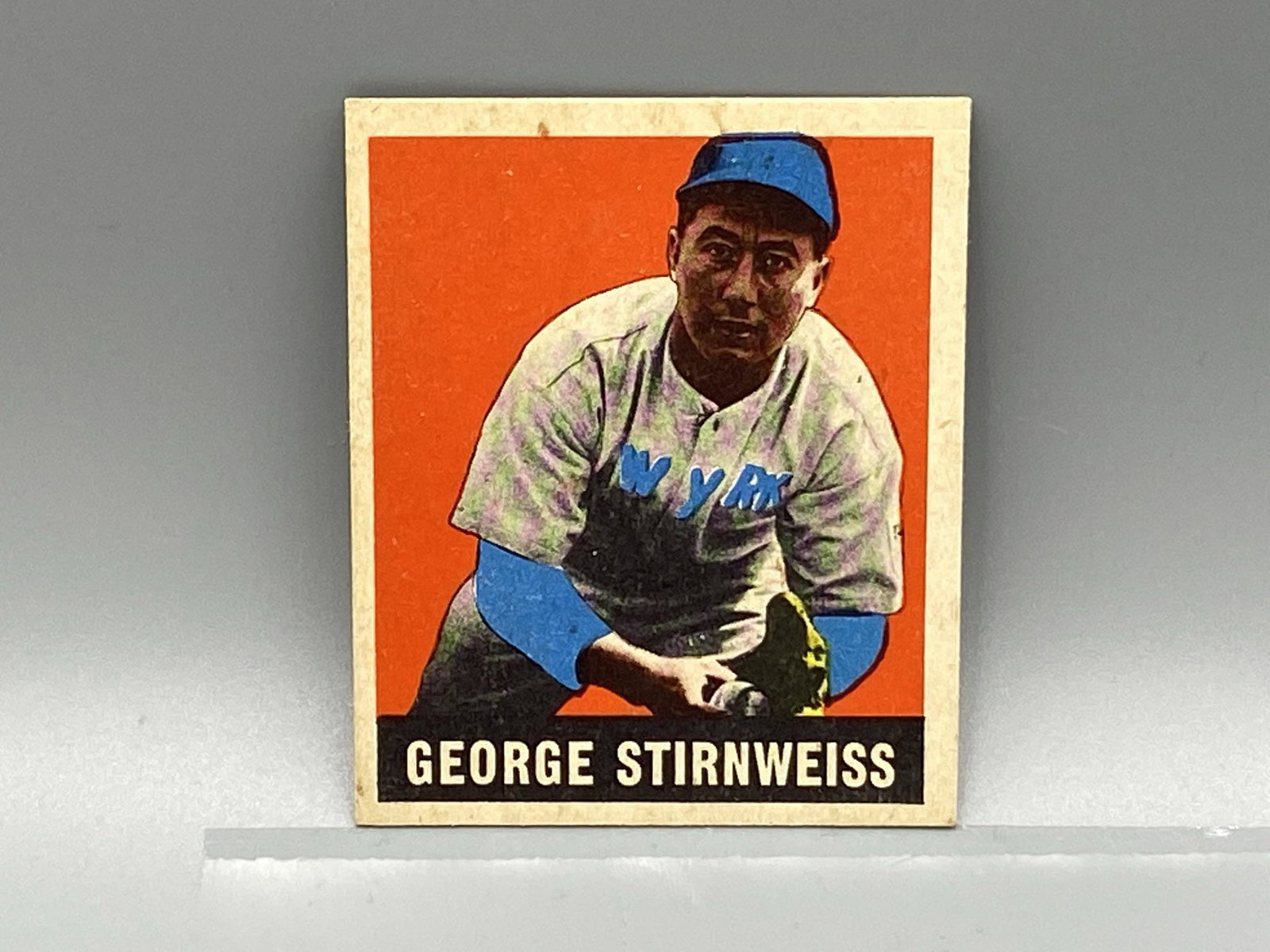 1948 Leaf George Stirnweiss #95: 1948 Leaf George Stirnweiss #95