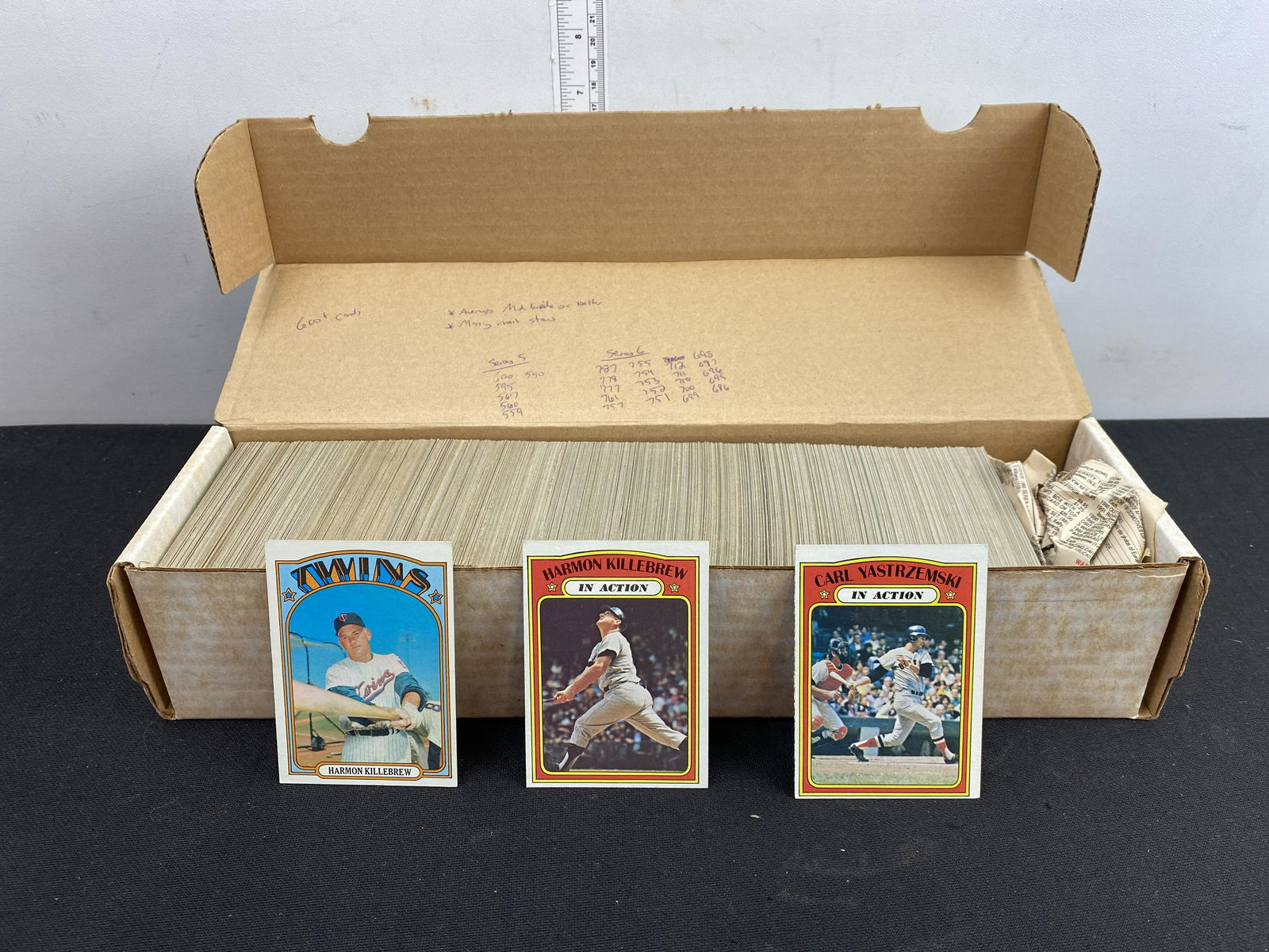 1972 Topps Baseball Partial Set - 600+ Cards - Set (1 of 2)