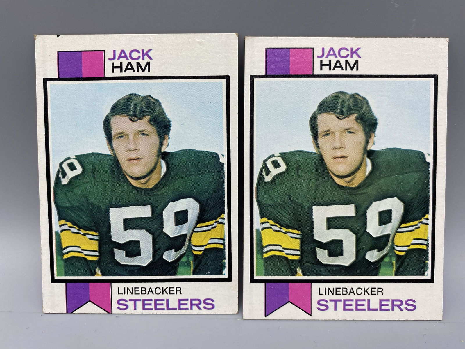 1973 Topps Jack Ham RC #115 - Lot of 2 (1 of 2)