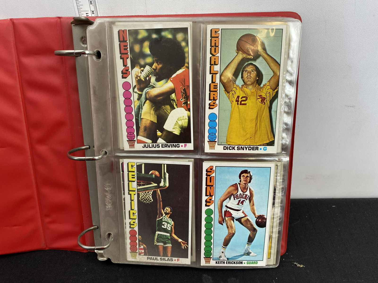 1976-77 Topps Basketball Cards - Julius Erving, Kareem (1 of 5)