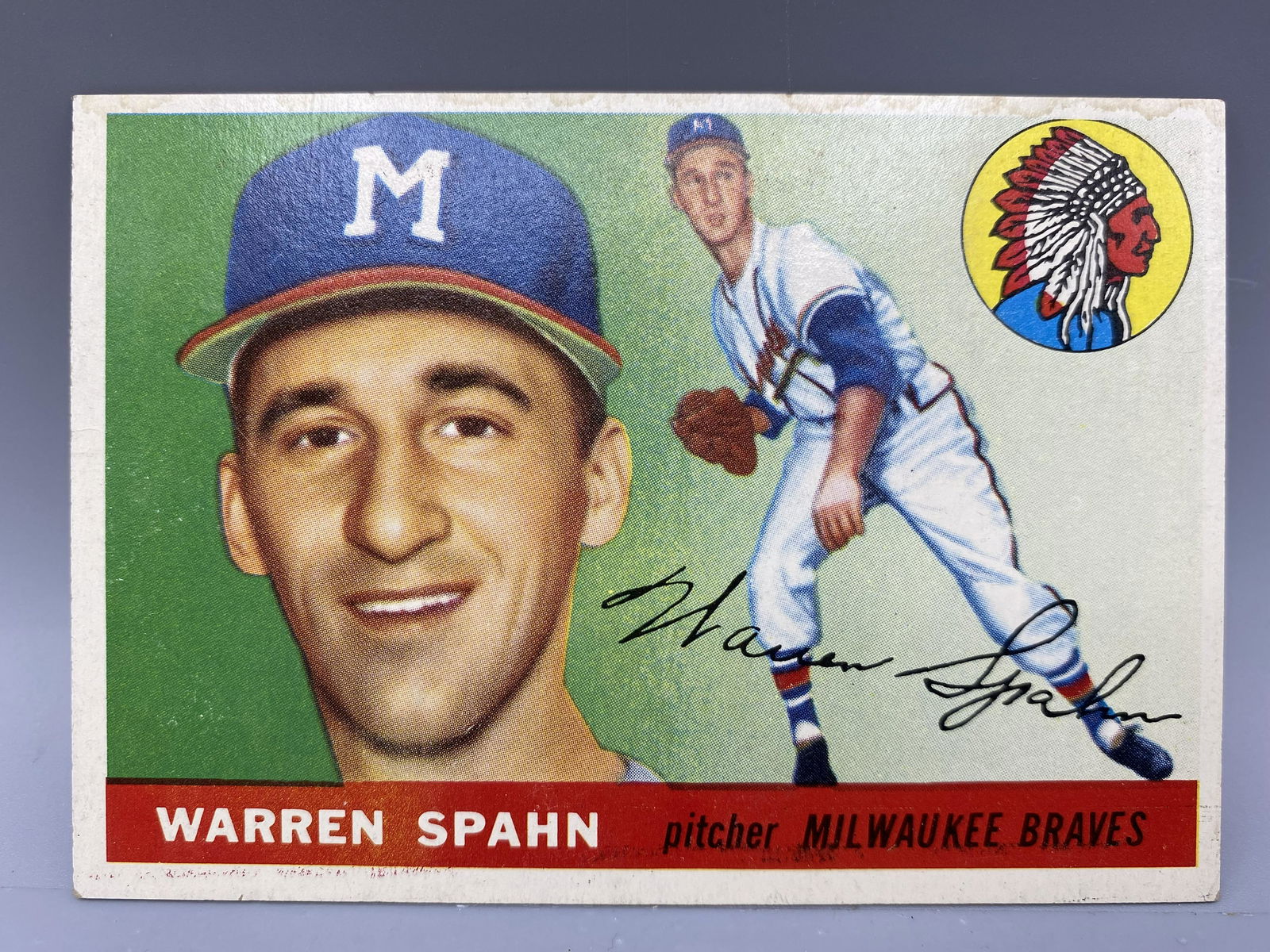 1955 Topps Warren Spahn #31 (1 of 2)