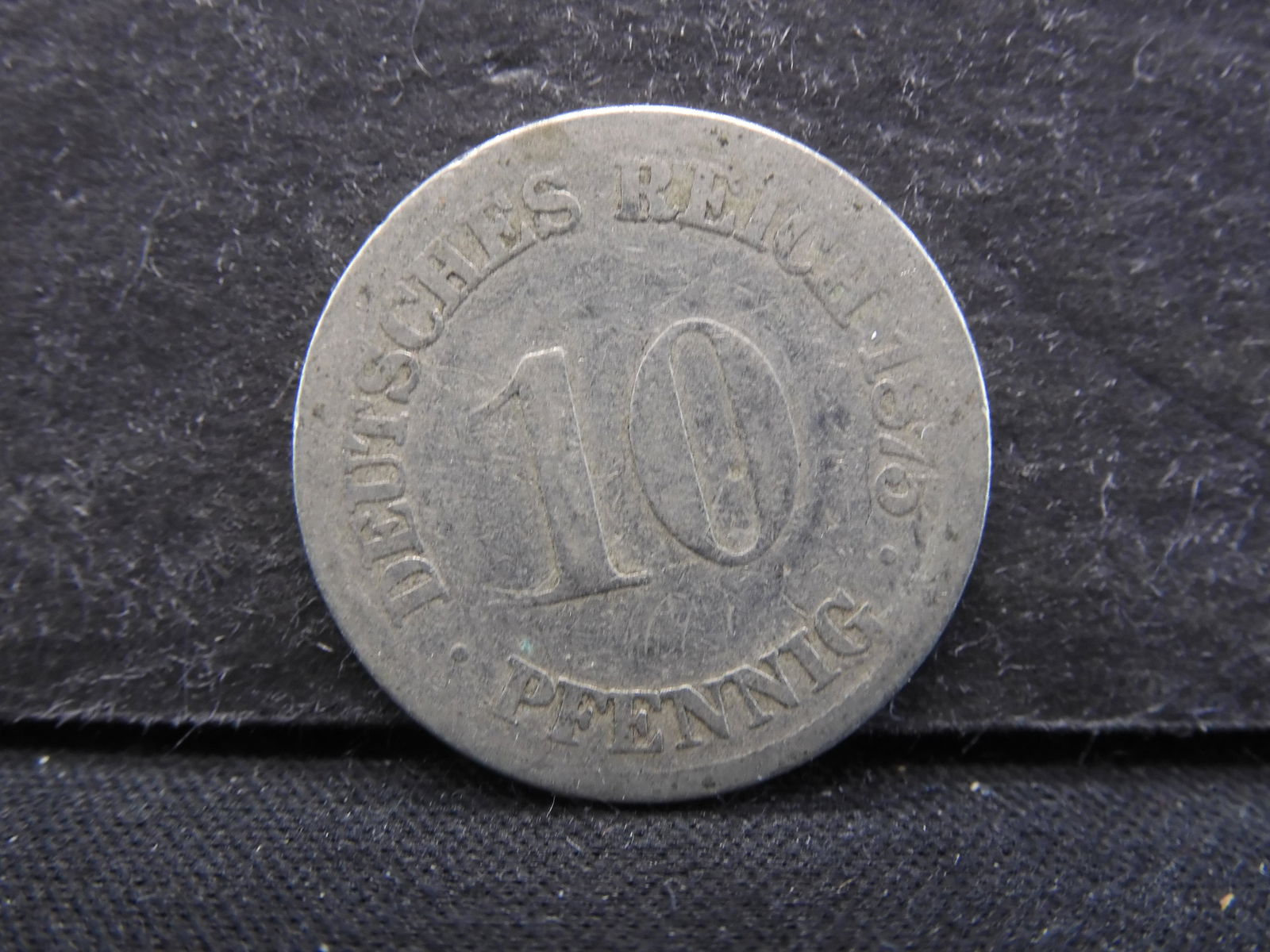 1875 GERMAN 10 PFENNIG 146 YRS OLD! (1 of 2)