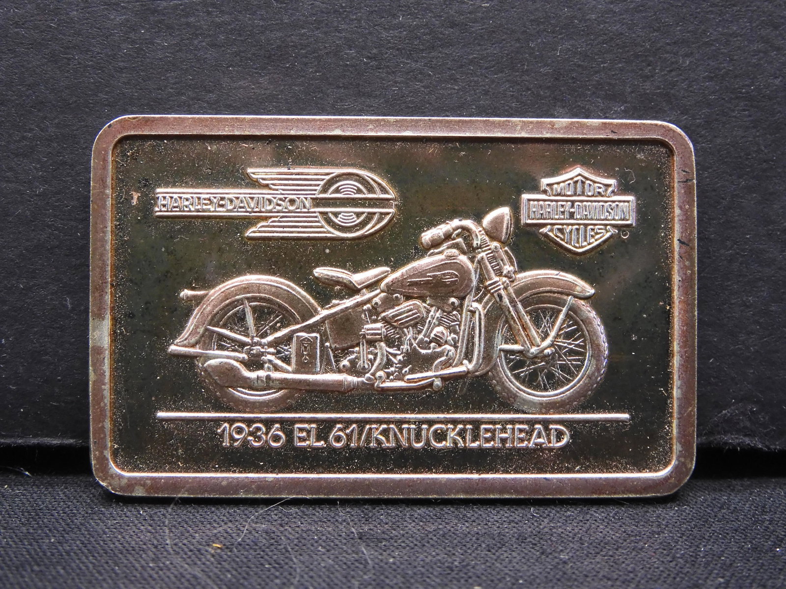 1.4 Ounce Harley Davidson .999 Fine Silver Bar: 1.4 Ounce Harley Davidson .999 Fine Silver Bar