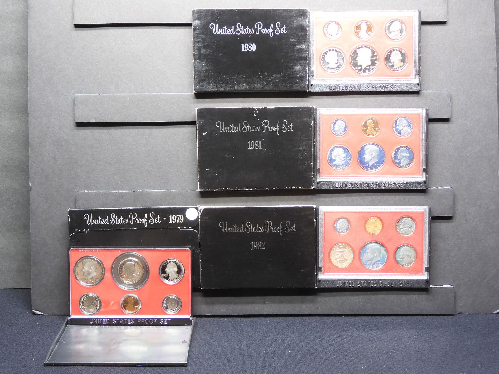 1979-S, 1980-S, 1981-S, 1982-S United States Proof Sets (1 of 9)