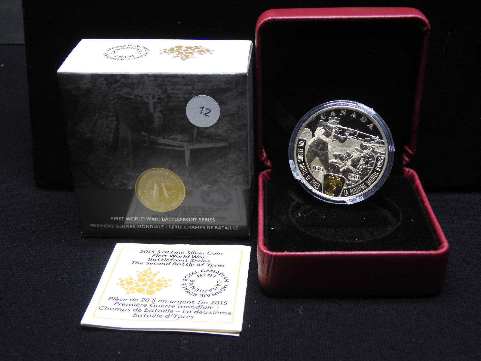 2015 Canada $20 .9999 silver WWI Battlefront Series The (1 of 5)
