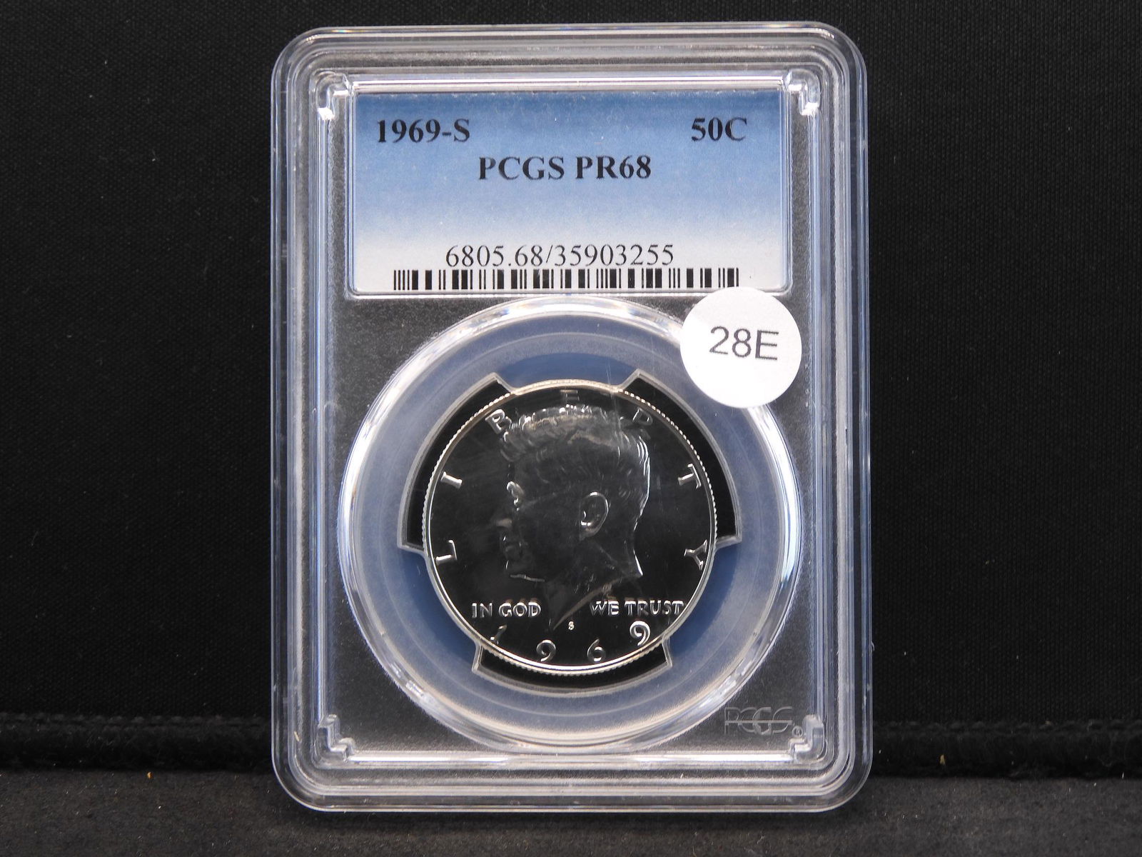 1969-S Kennedy Half Dollar PCGS PR68 - 40% Silver (1 of 4)