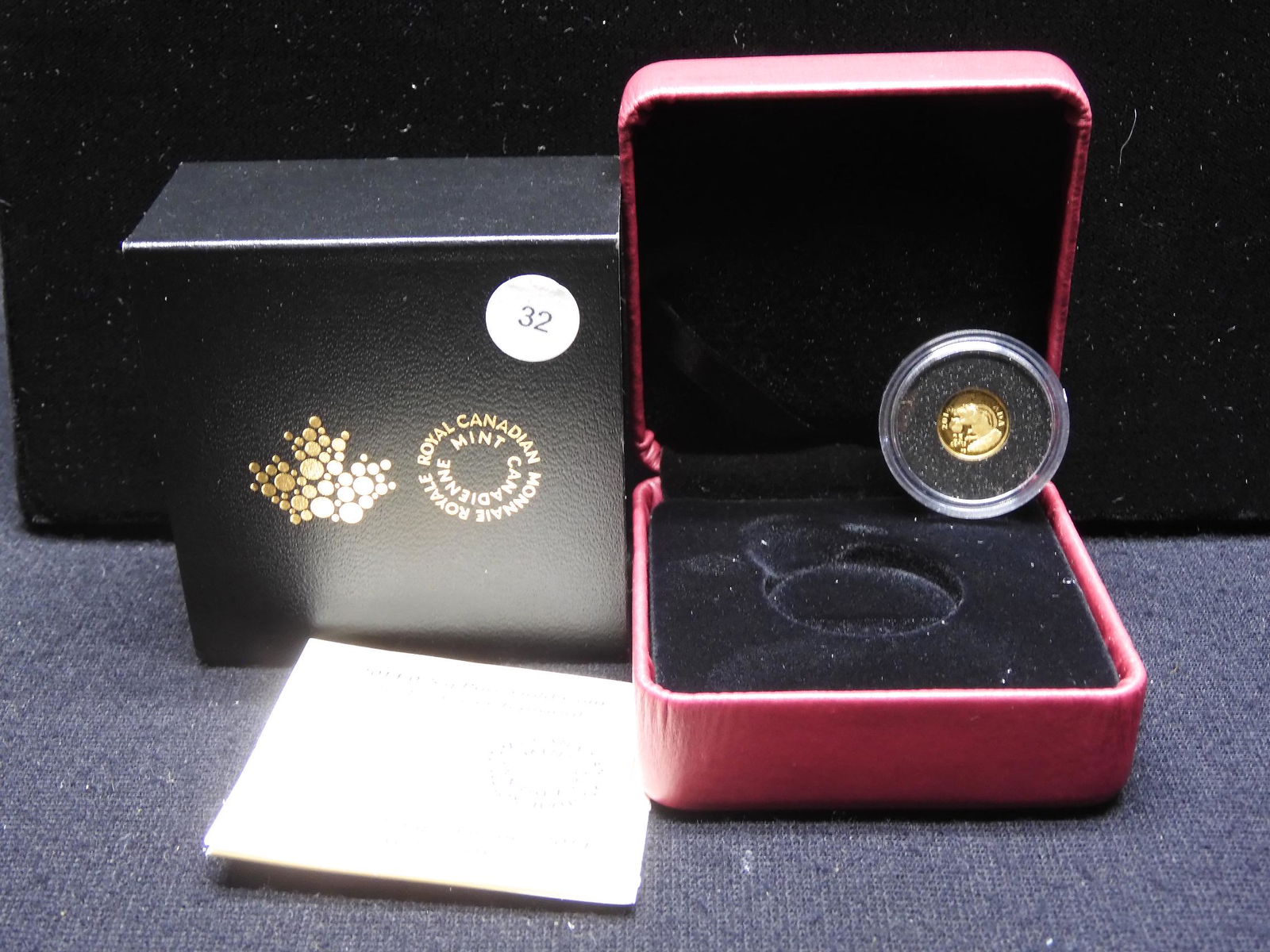 2014 Canada 25 Cents Chipmunk .9999 gold coin.  .5 (1 of 4)