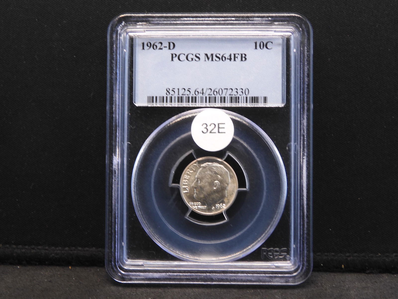1962-D Roosevelt Dime PCGS MS64FB  90% Silver (1 of 4)