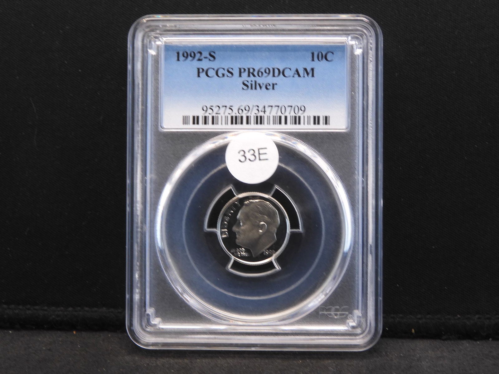 1992-S Roosevelt Dime PCGS PR69DCAM  90% Silver (1 of 4)