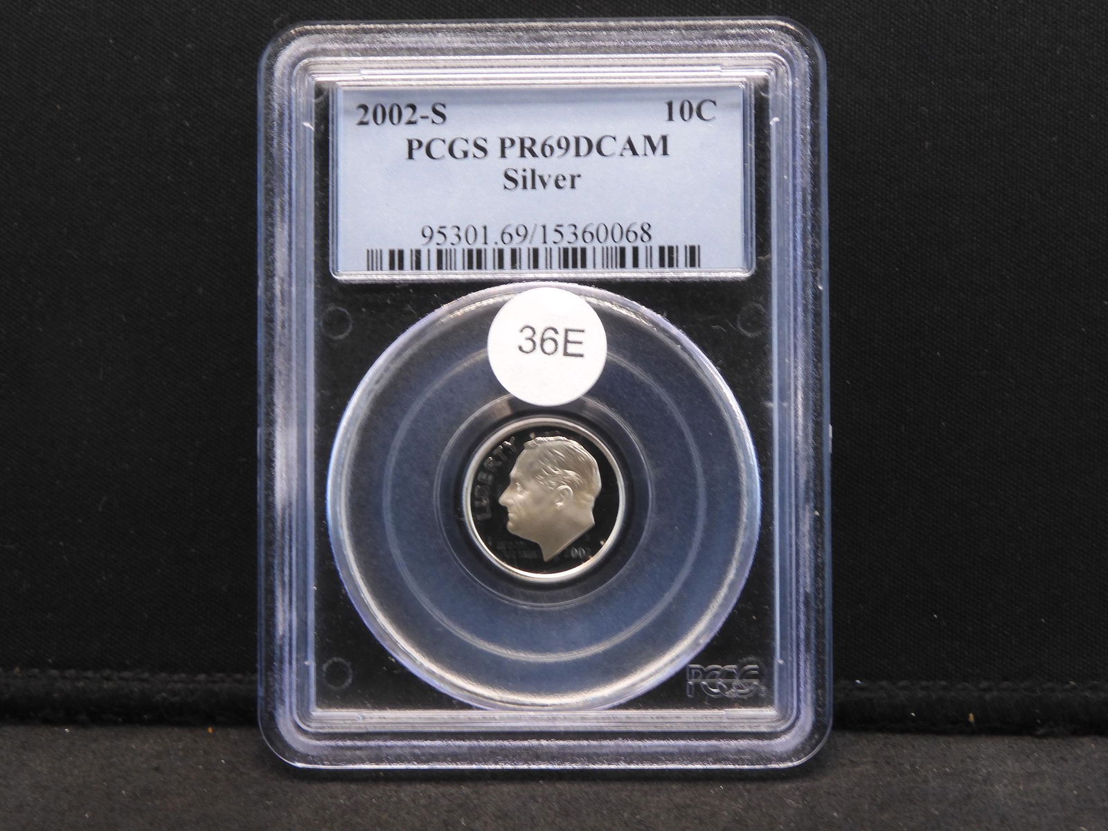 2002-S Roosevelt Dime PCGS PR69DCAM  90% Silver (1 of 4)