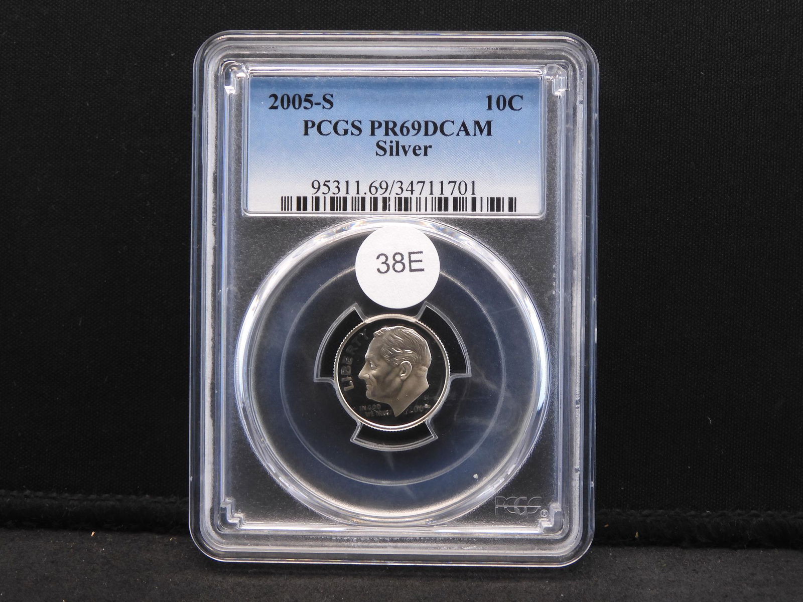 2005-S Roosevelt Dime PCGS PR69DCAM  90% Silver (1 of 4)