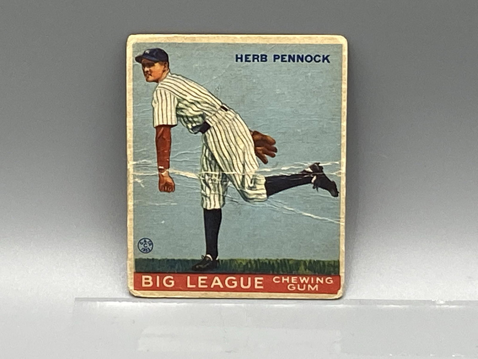 1933 Goudey Herb Pennock #138 HOF: 1933 Goudey Herb Pennock #138 HOF