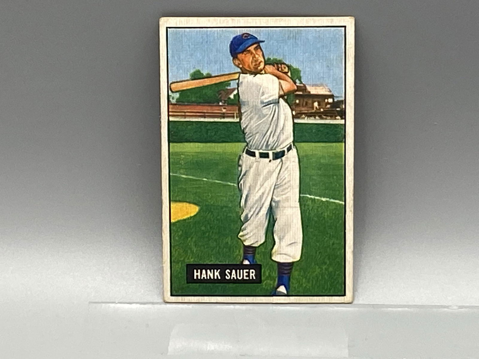 1951 Bowman Hank Sauer #22 (1 of 2)