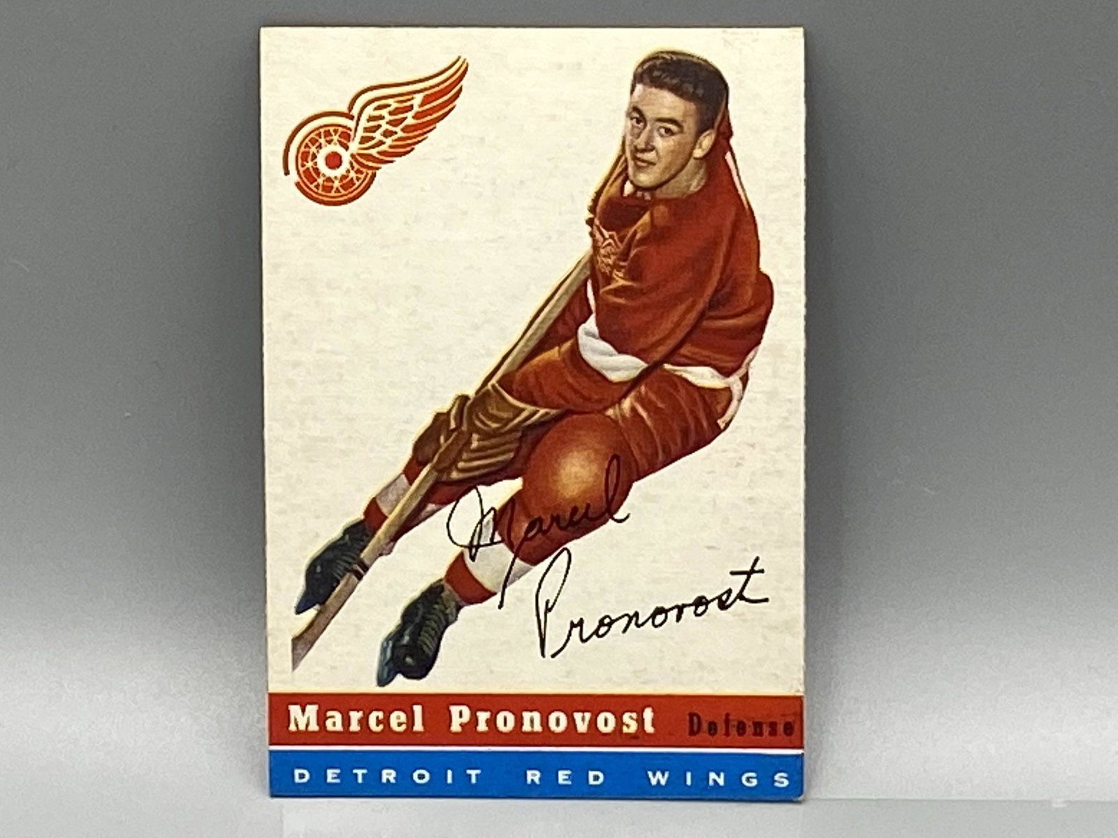 1954 Topps Marcel Pronovost #27 HOF: 1954 Topps Marcel Pronovost #27 HOF