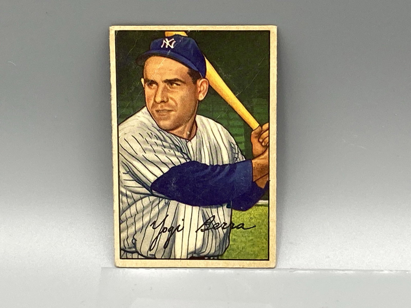1952 Bowman Yogi Berra #1 HOF: 1952 Bowman Yogi Berra #1 HOF