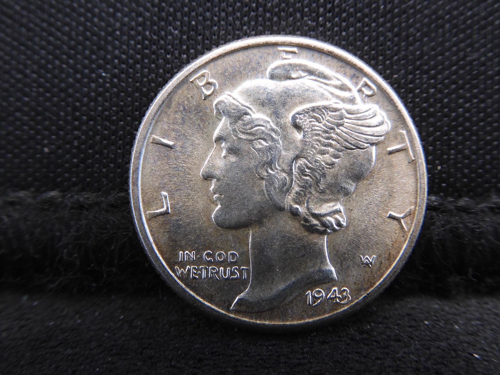 1943 Mercury Silver Dime - Nice & Bright!: 1943 Mercury Silver Dime - Nice & Bright!