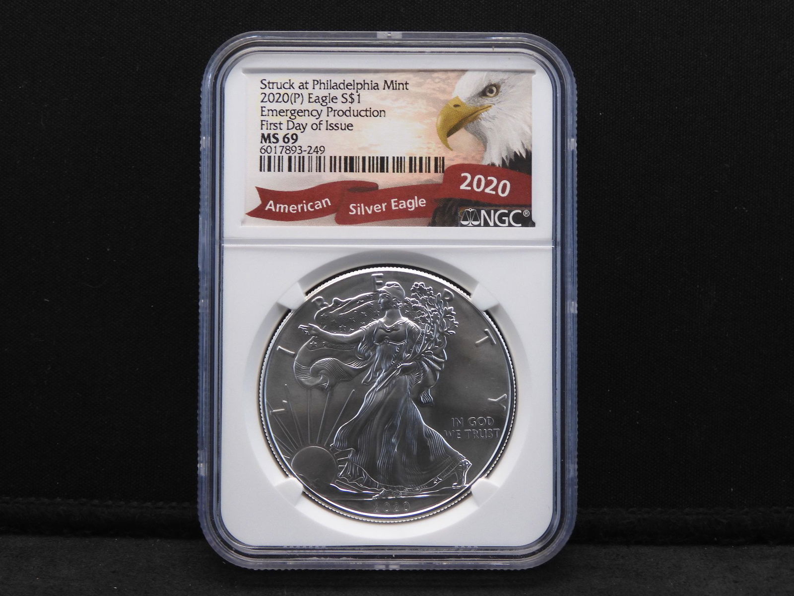 2020-P NGC MS69 Struck at Philadelphia Mint Emergency (1 of 4)