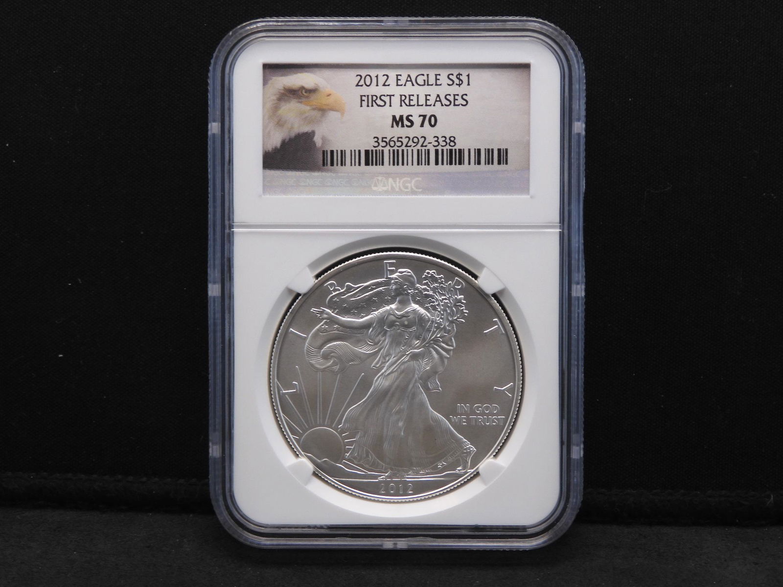 2012 NGC MS70 First Releases American Silver Eagle - (1 of 4)