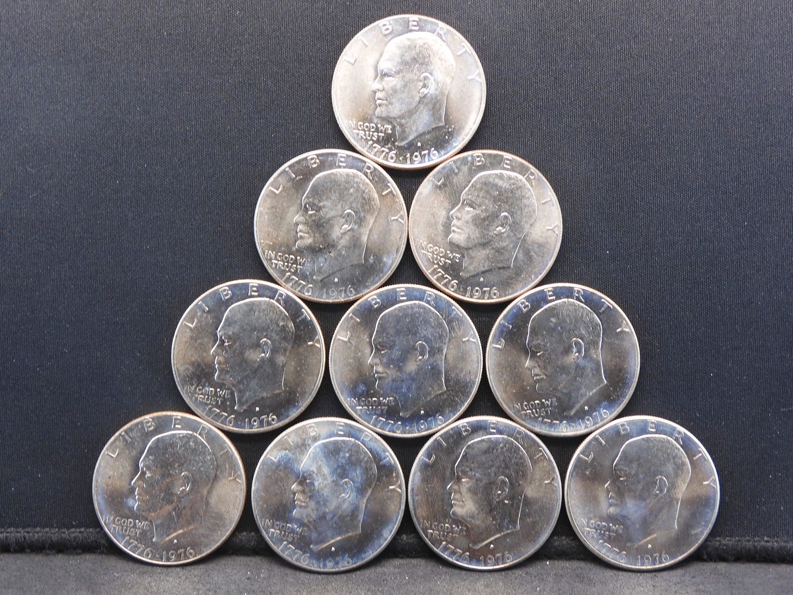10 Eisenhower Ike Dollars - BU Condition (1 of 2)