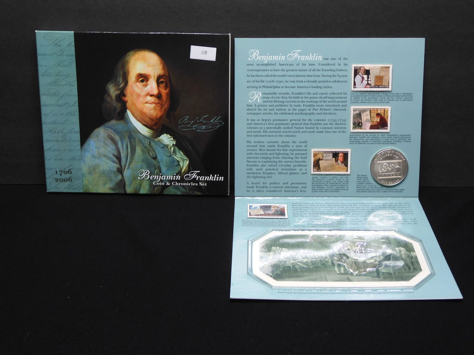 2006 Benjamin Franklin Coin & Chronicles Set w/ Silver (1 of 8)